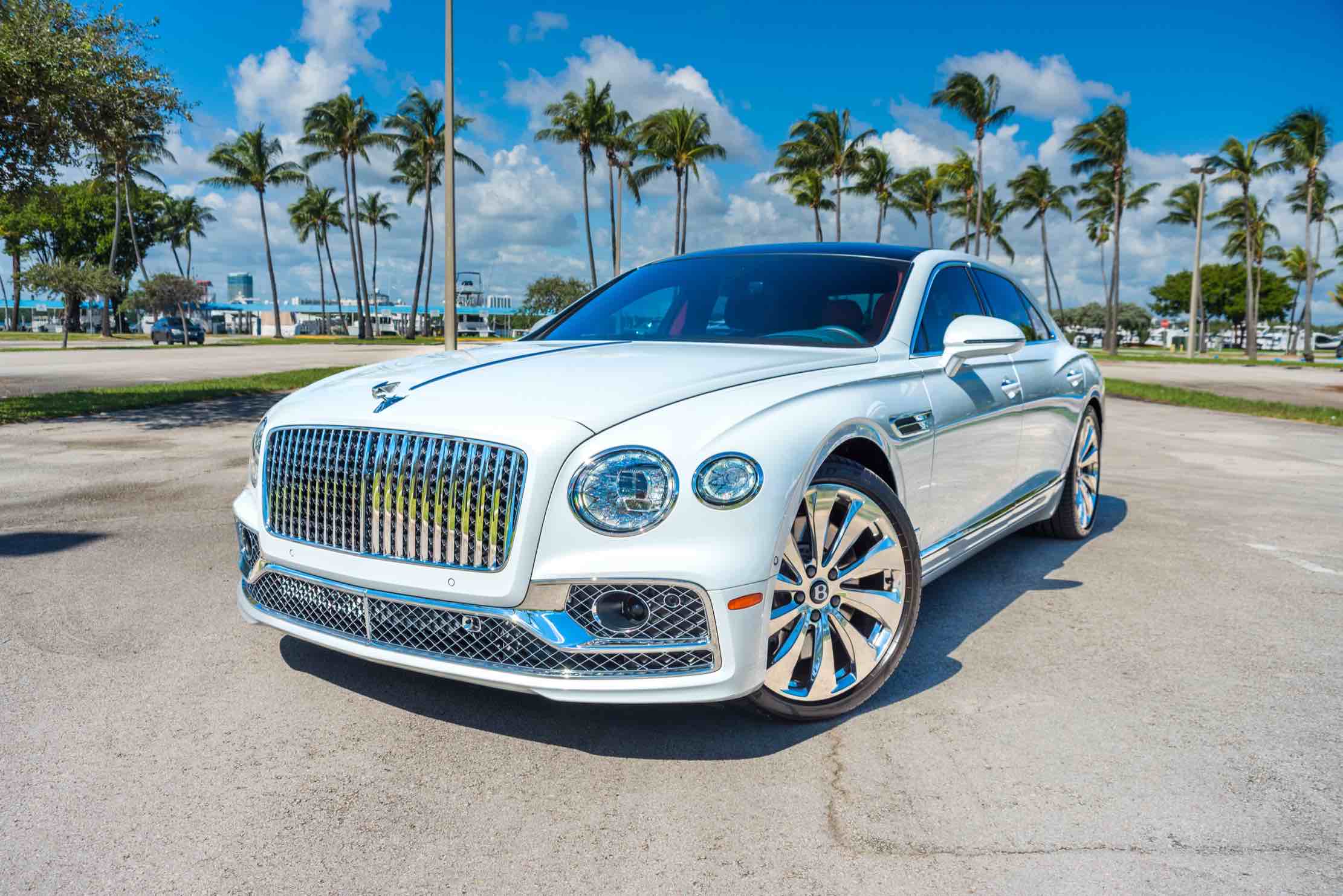 Rent Bentley Flying Spur Azure in Miami
